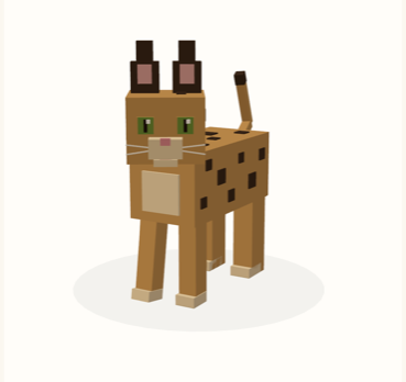 Blocky 3D Bengal